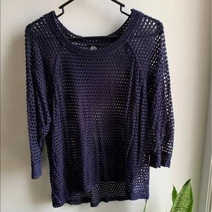 BOBEAU PERFORATED SHIRT, MEDIUM